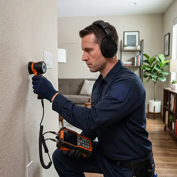 Fort Worth leak detection specialist locating hidden plumbing leaks