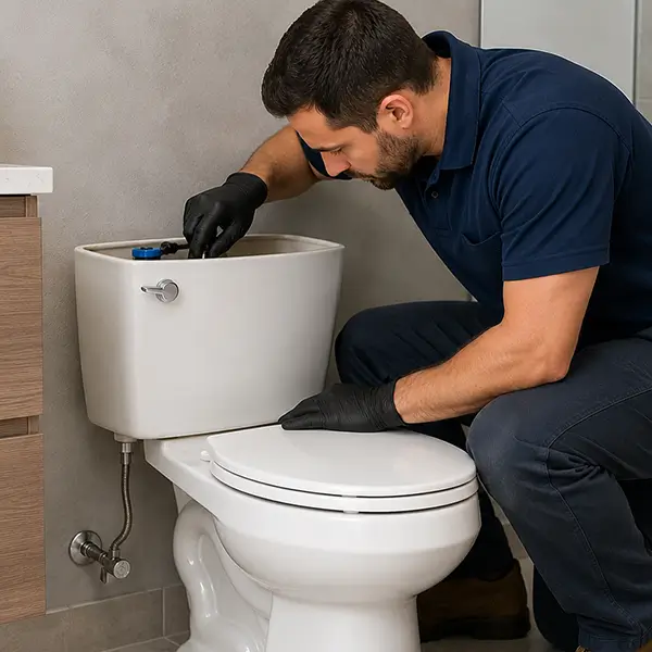 Professional running toilet repair services provided by Fort Worth Plumber TX