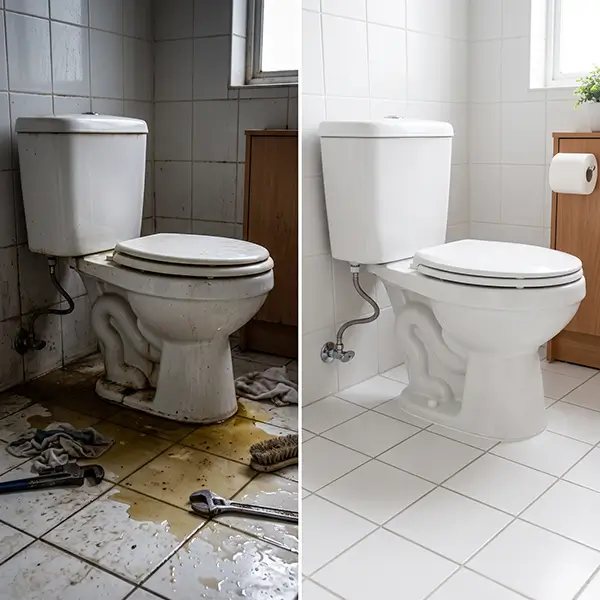 Professional toilet repair and installation service in Fort Worth Texas