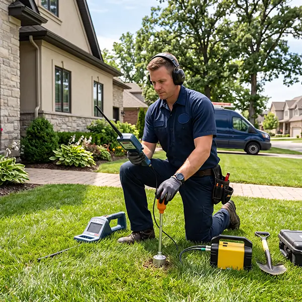 Underground water line leak detection from Fort Worth Plumber TX