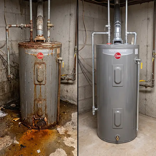 Professional water heater replacement and installation in Fort Worth Texas