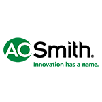 A. O. Smith water heater brand logo serviced by Fort Worth Plumber TX