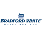 Bradford White water heater brand logo serviced by Fort Worth Plumber TX